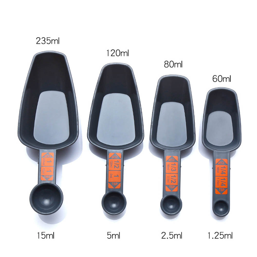 2-in-1 plastic combination measuring cups