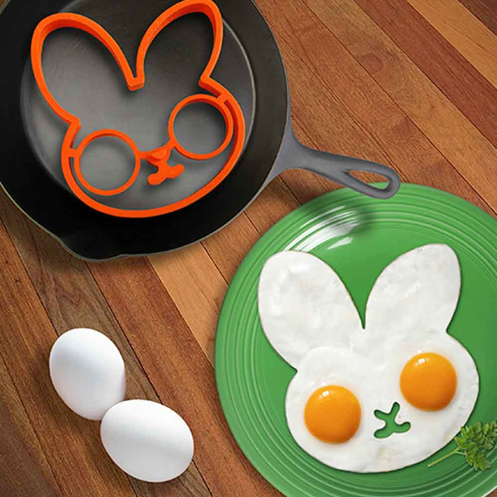 Breakfast silicone omelette mold