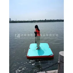 inflatable fishing platform  leisure bar floating bridge