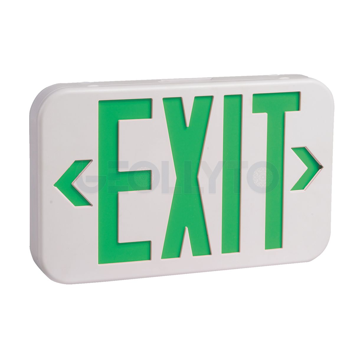 emergency exit sign combo