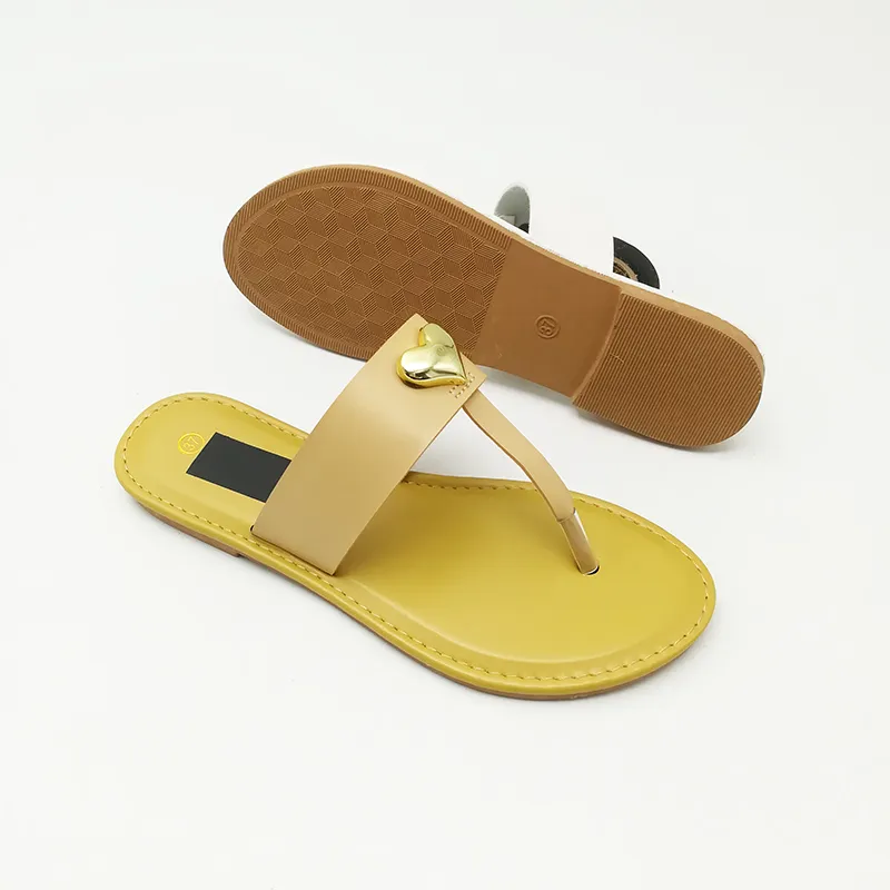 Women's Black Leather Diamond Slippers main image 0