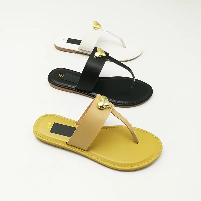 Women's Black Leather Diamond Slippers