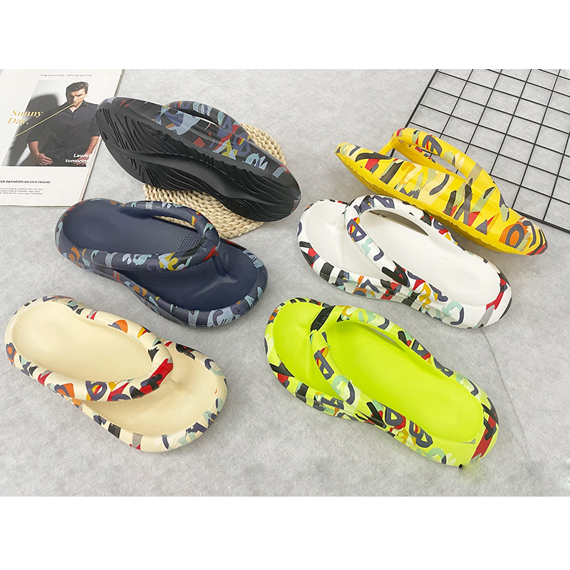 Customized Beach Flipflops Men Flip Flops Comfortable Shoes
