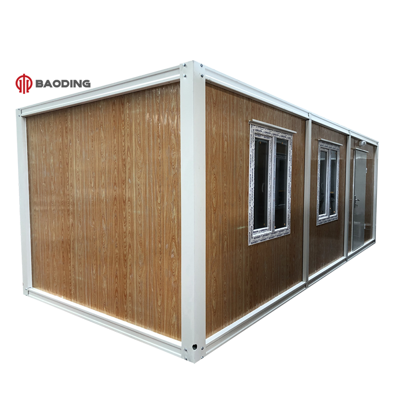 prefabricated container house with flat pack prefab container home