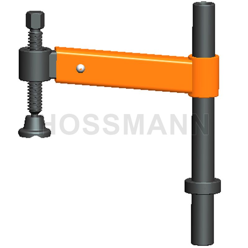 Compensating screw clamp (with hex head)