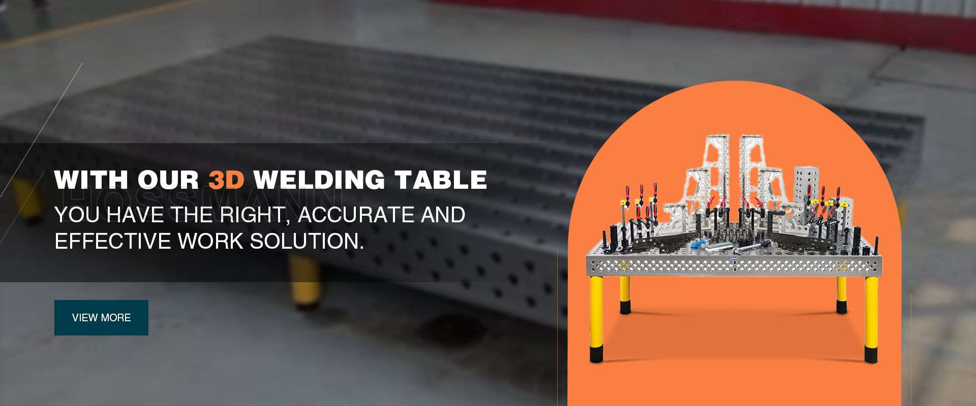 3D Welding Table With Clamping System