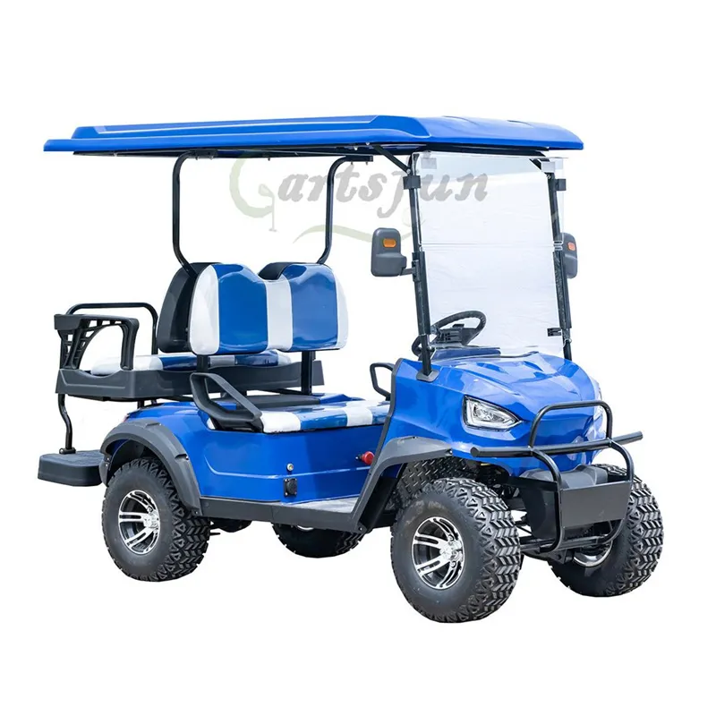 2+2 seater gas powered golf carts，4 person golf cart