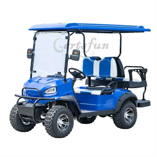 2+2 seater gas powered golf carts，4 person golf cart