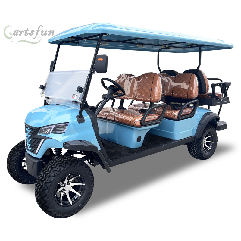 6 Seater Golf Cart,6 Seats Lead-acid Battery Golf Buggy