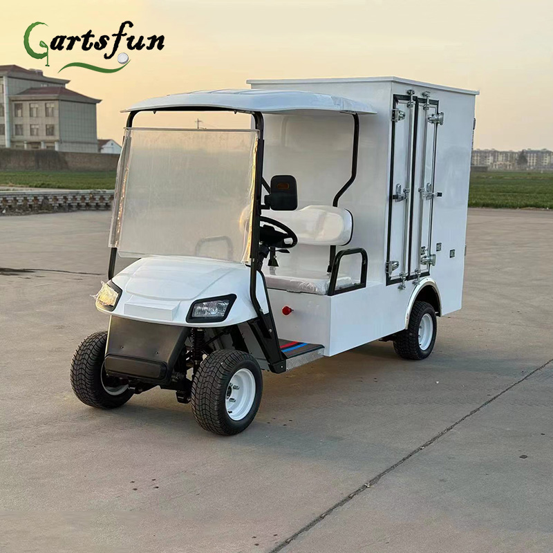Housekeeping Linen Cart Golf Cart,2 Seats Utility Golf Cart
