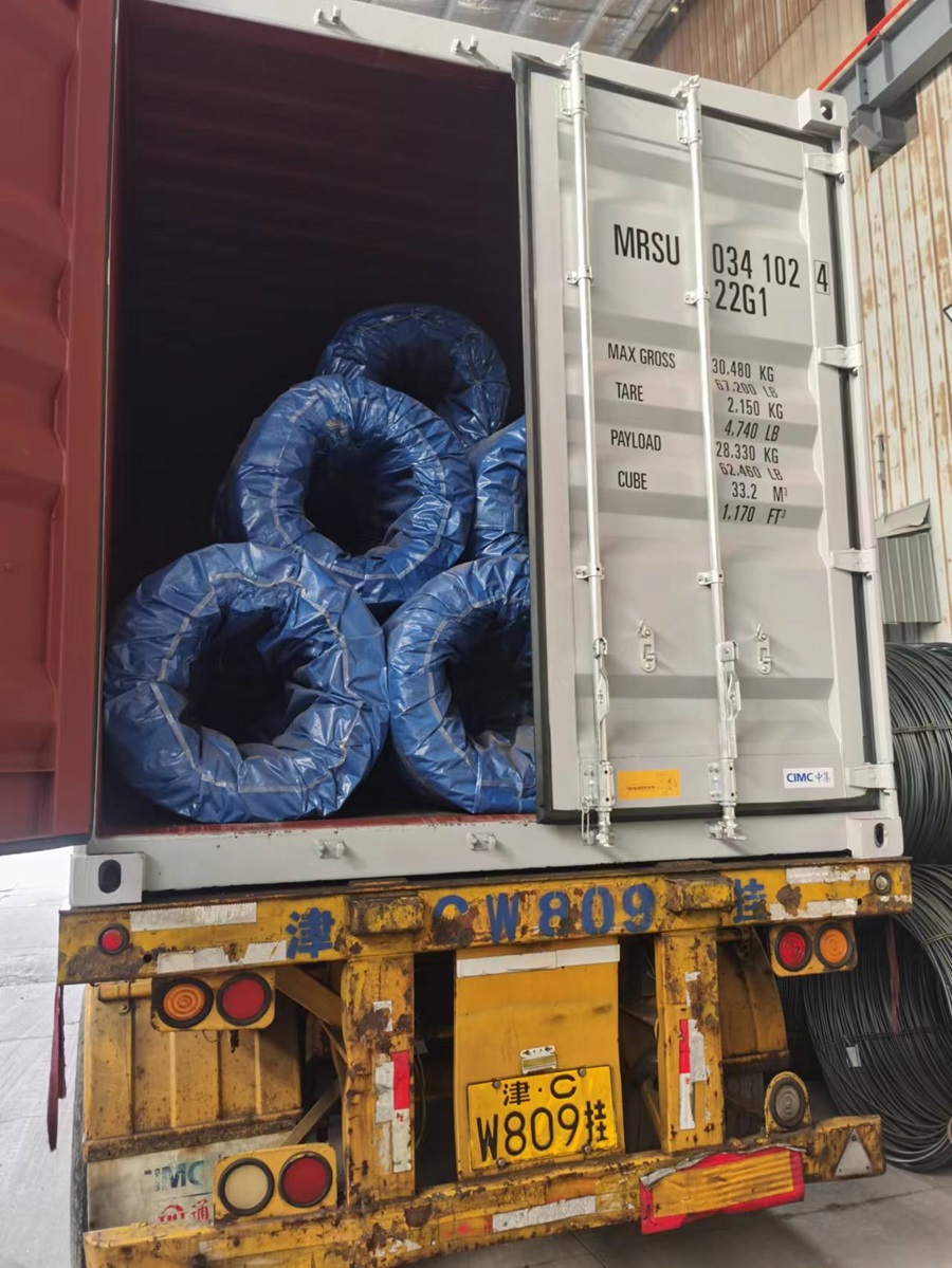 Zincalu Steel Wire 1450MPa Deliver to Philippines