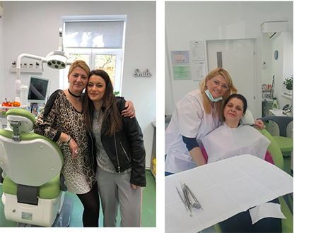 VALUABLE DENTAL UNIT FOR PROFESSOR DR IULIA WITH HIS PATIENT