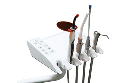 High Quality Ce Dental Chair with Water Sterilization System Electric Adjustment Dental Chair