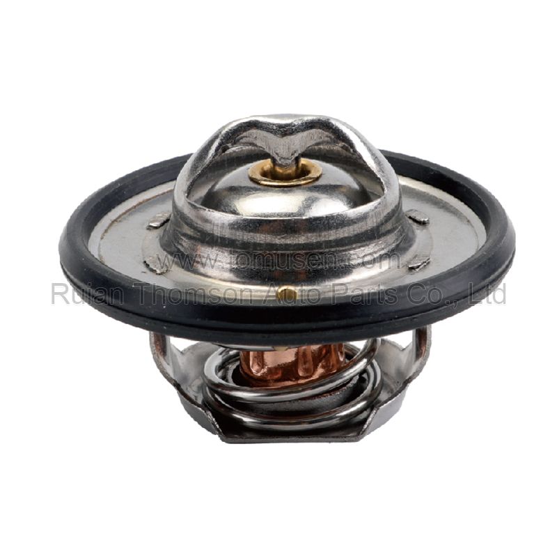 Automobile wax type engine cooling system thermostat