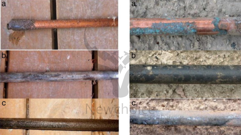 Comparison of Grounding Rods Performance for Copper-Plated Steel, Pure Copper, Galvanized Steel, and Stainless Steel