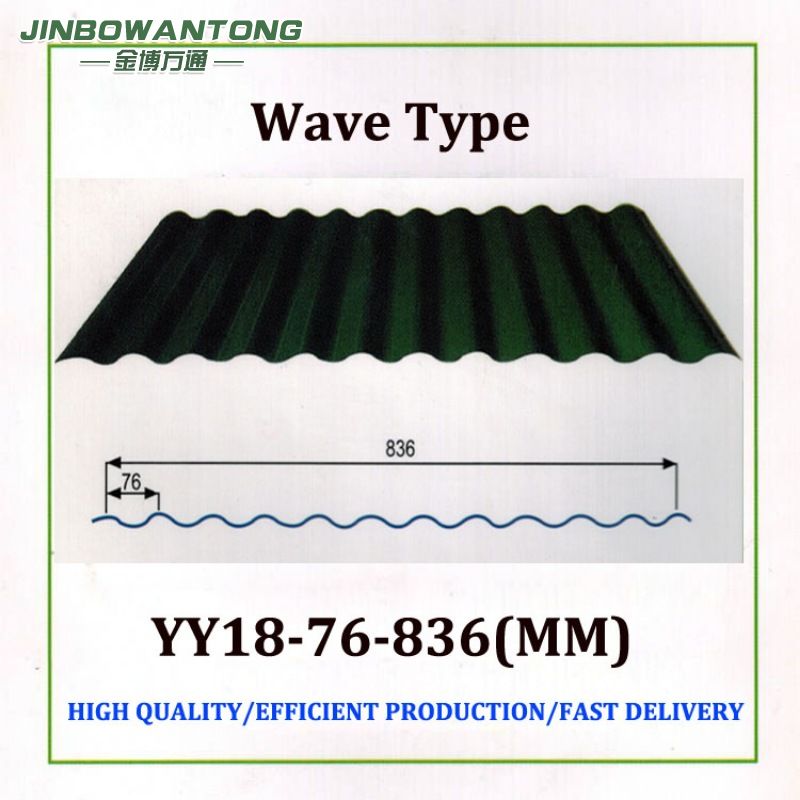 836mm Width Corrugated Galvanized Steel Roofing Sheet
