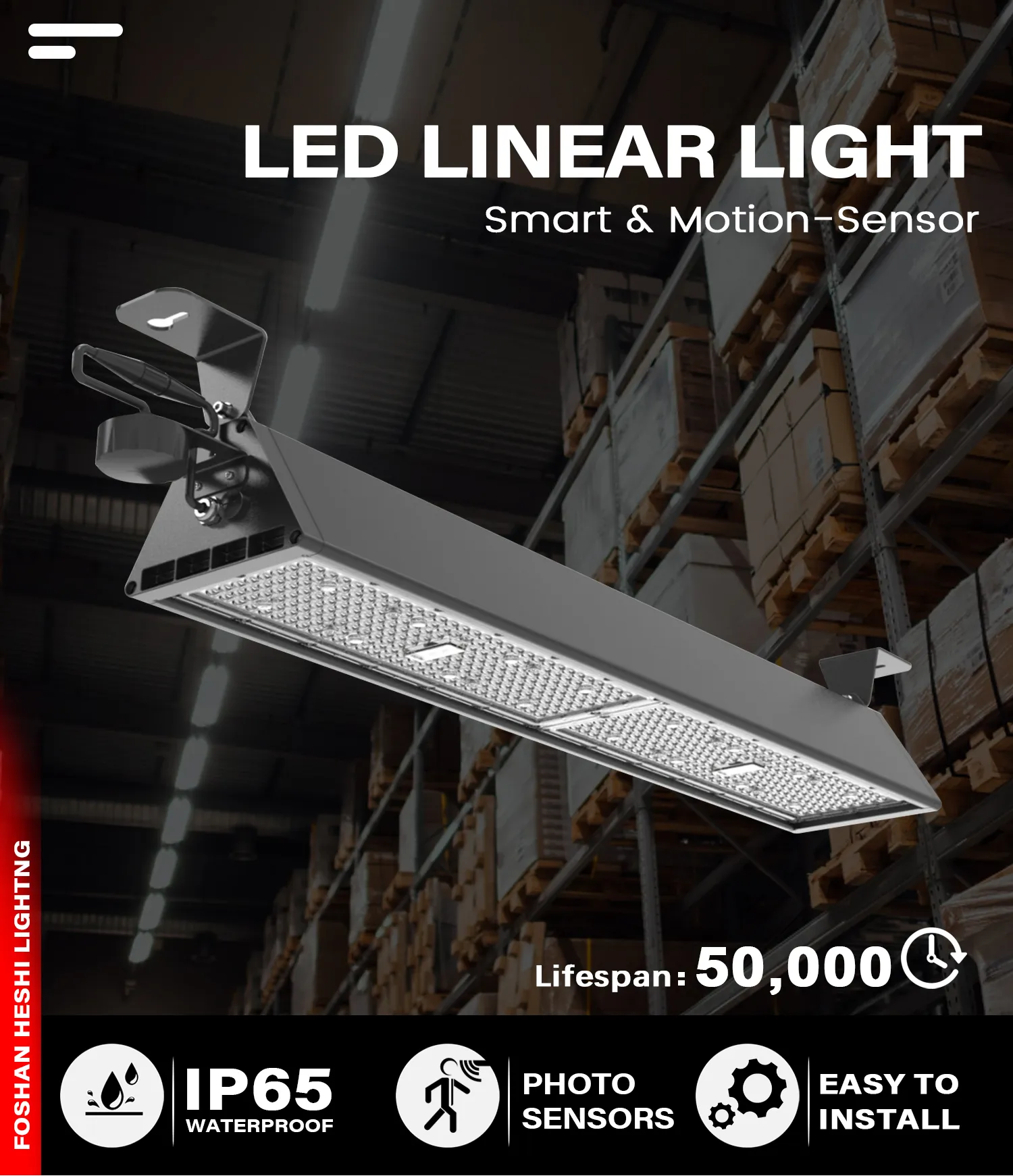 Gl Cee LED Linear Light with Dusk to Dawn Sensor – Durable & Energy Efficient