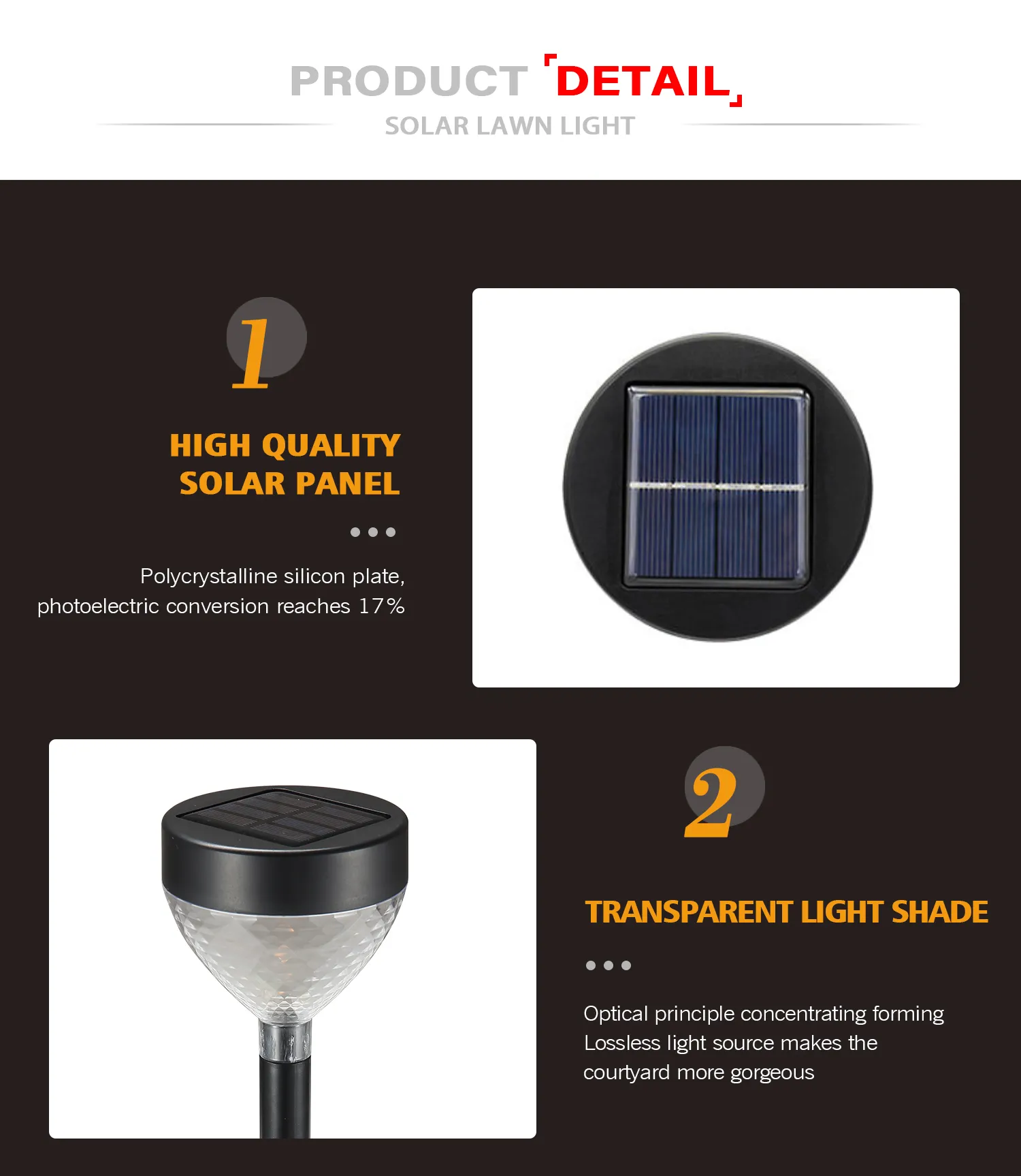 HS-CEE EMC LVD Solar Lawn Light Waterproof Splike Light