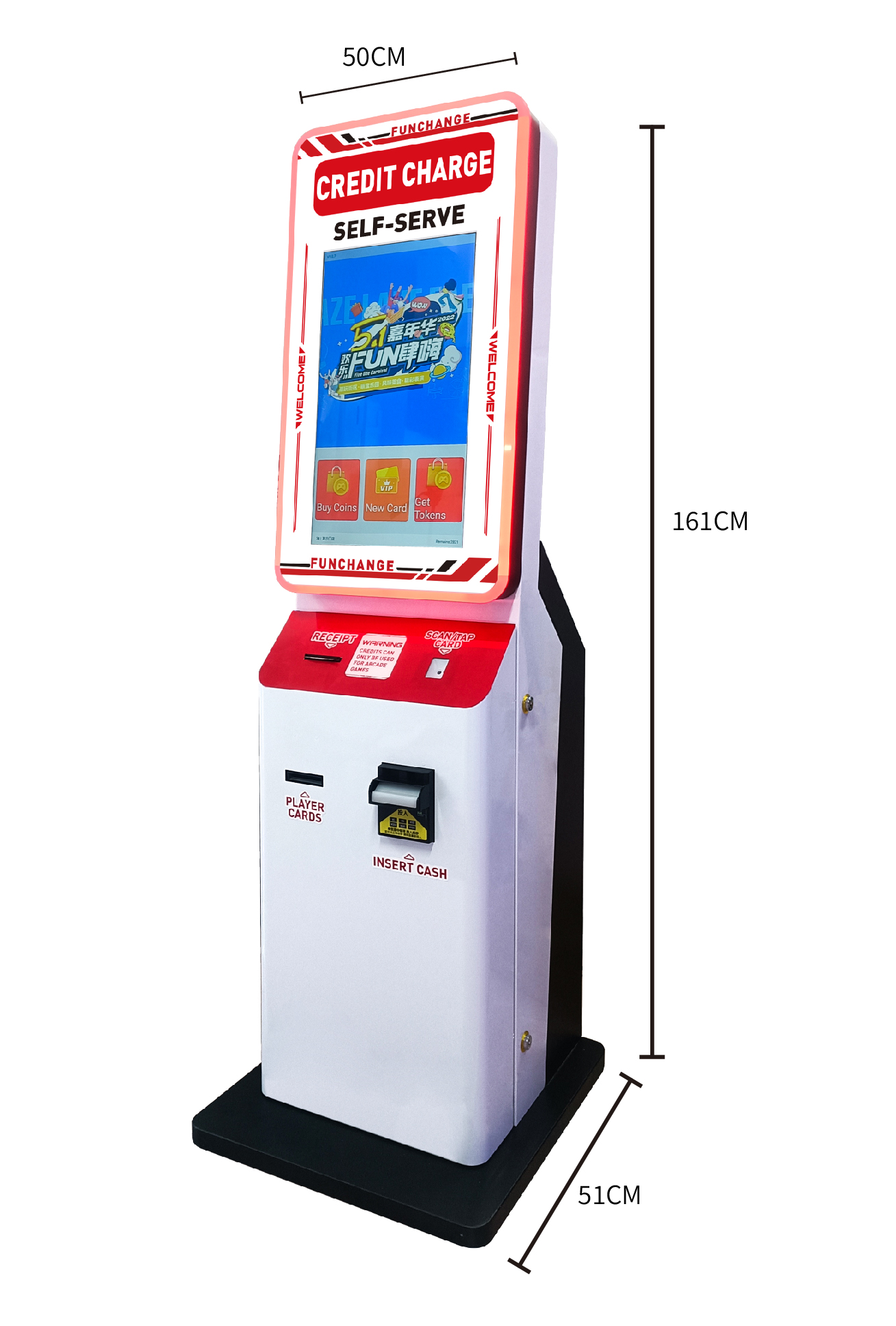 Card Dispenser - Coin Purchase Process & Machine Setup Procedure