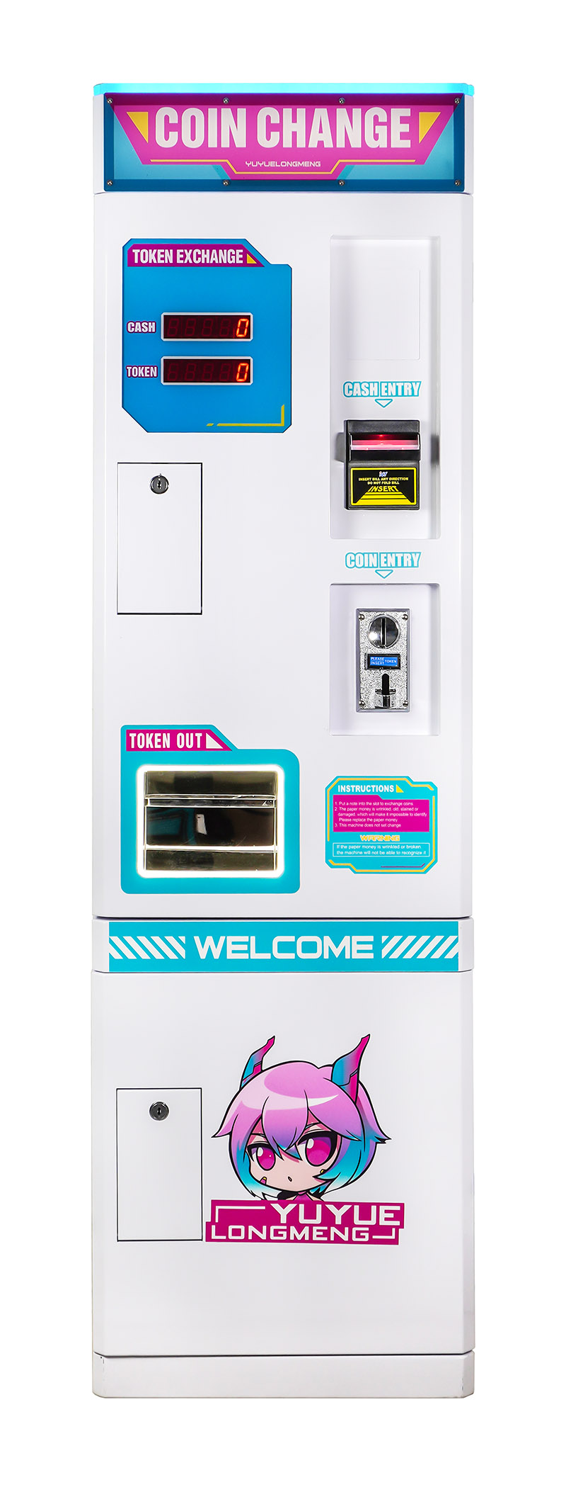 New Anti-Theft Classcial Token Vending Changer