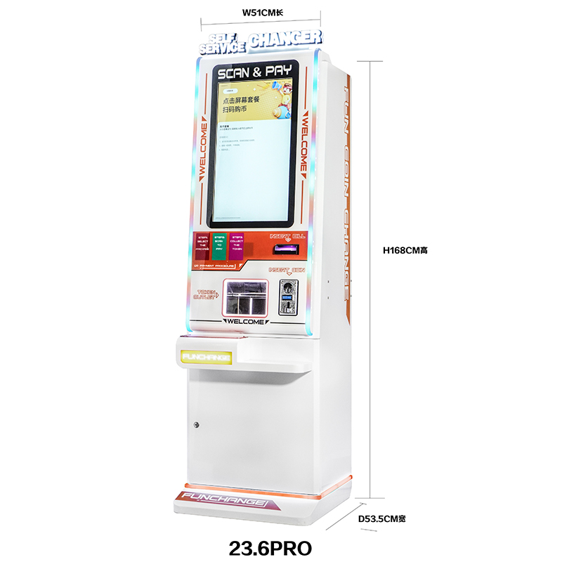 23.6 inches touch screen Token Vending Changer