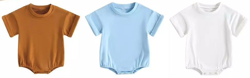 oversized tshirt bodysuit bubble romper with short sleeves
