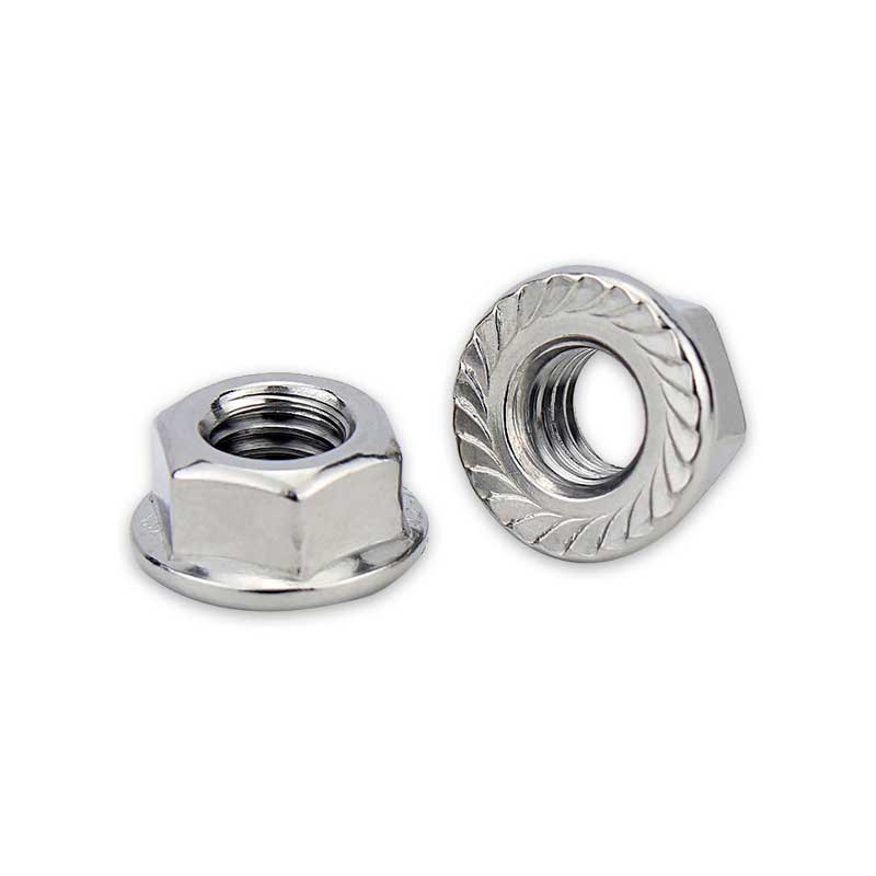 hexagon flange nut,hexagon nuts with flange,nut