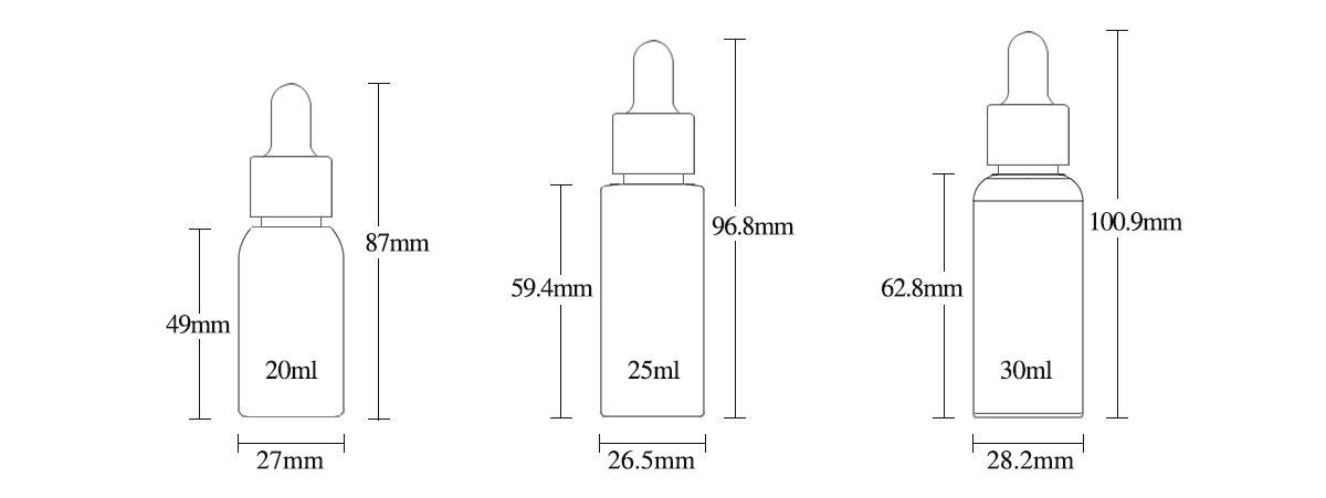 JJC 067 Pet Material Dropper Essence Bottle