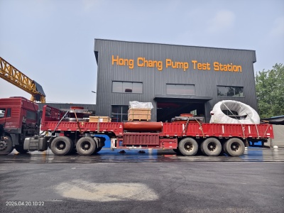 Hongchang pump company successfully delivered large spare parts
