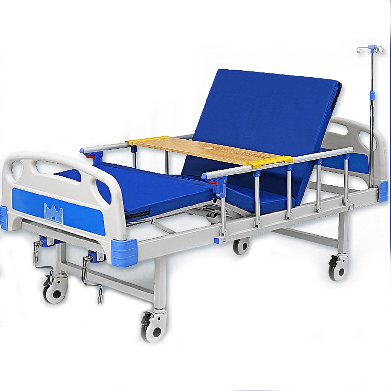 2 crank manual hospital bed