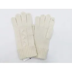 Cashmere cable gloves