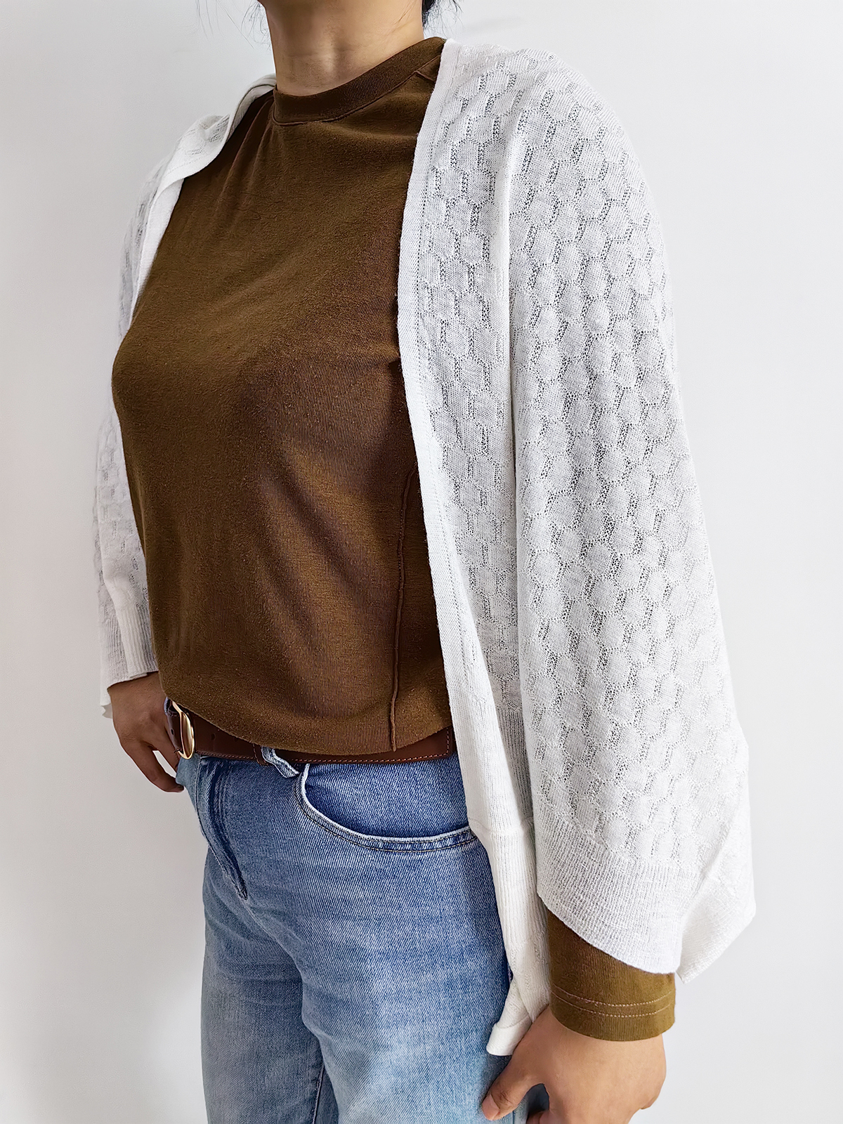 Women's Cashmere BOLO knit Cocoon