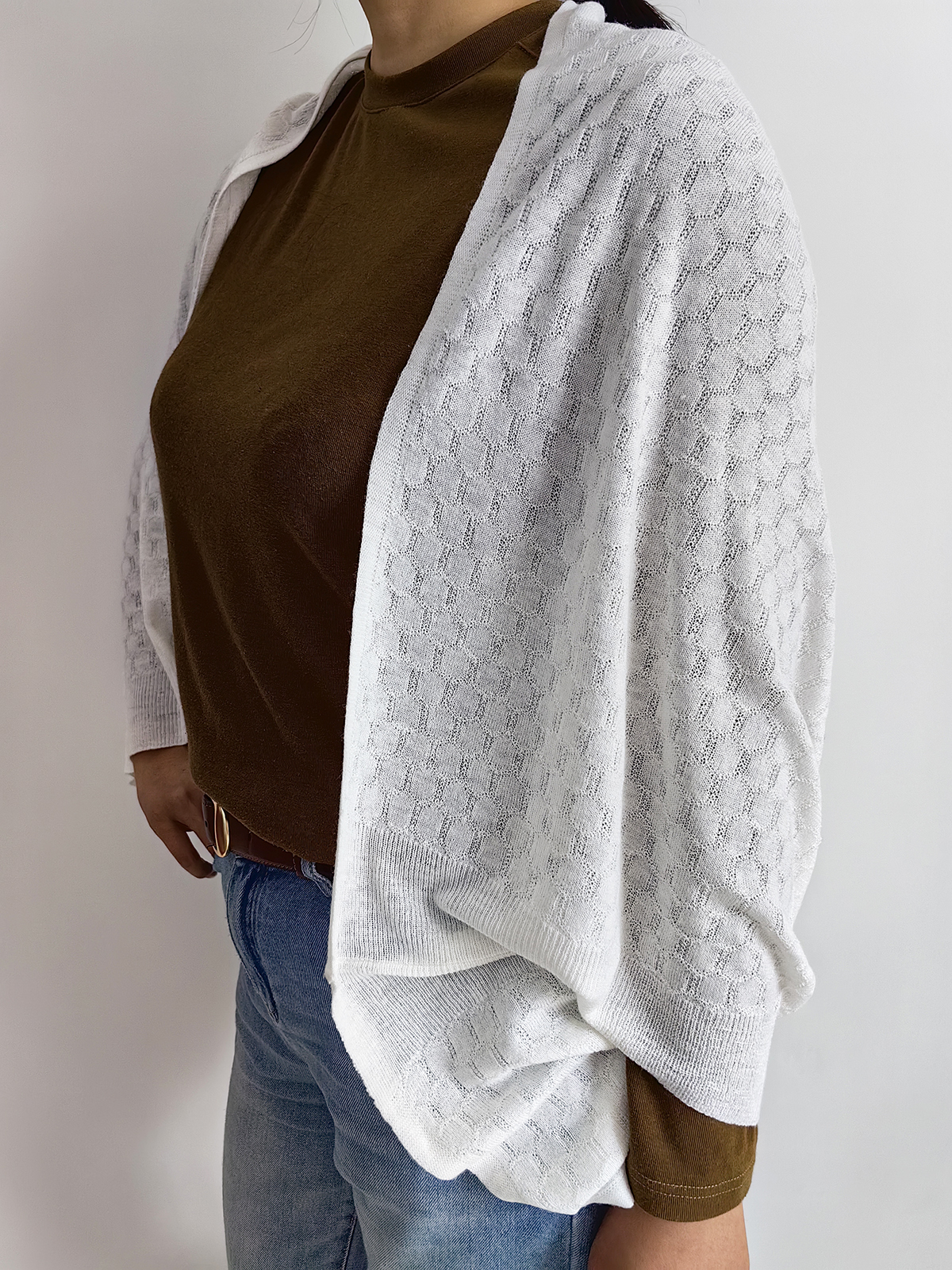 Women's Cashmere BOLO knit Cocoon