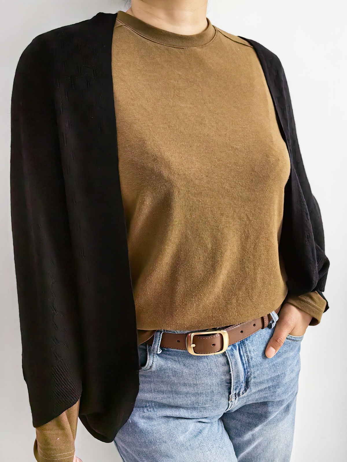 Women's Cashmere BOLO knit Cocoon