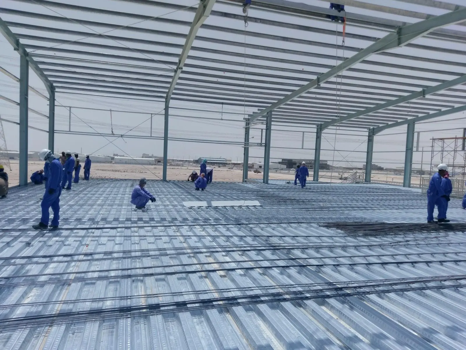 1749 M2 STEEL STRUCTURE STORAGE BUILDING IN QATAR