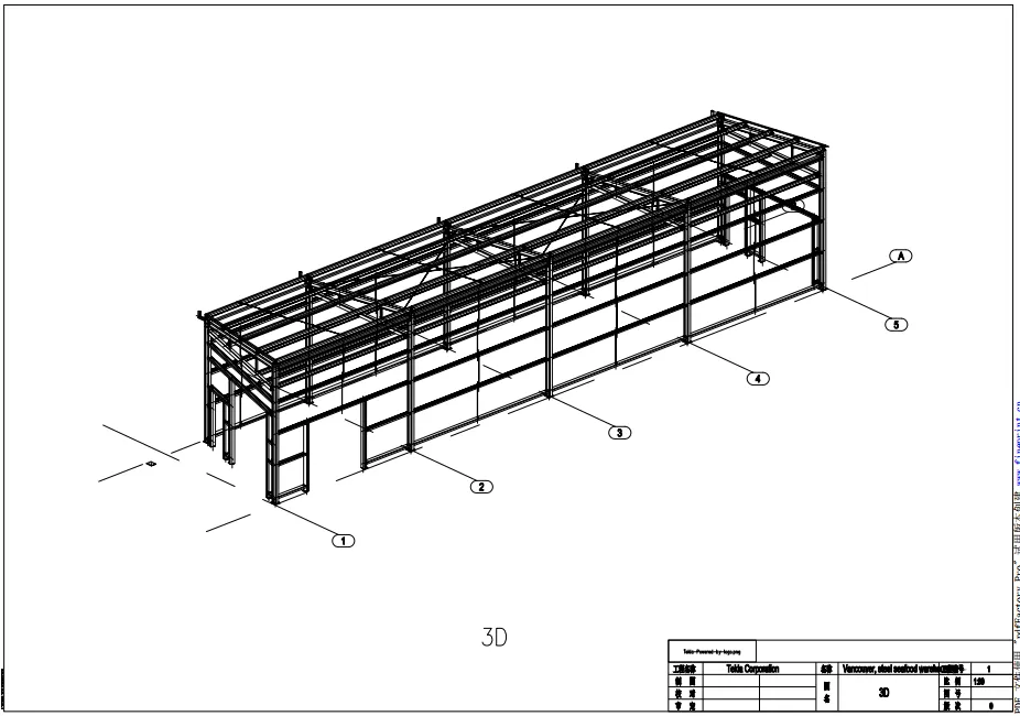 STEEL STRUCTURE SEAFOOD STORAGE IN CANADA