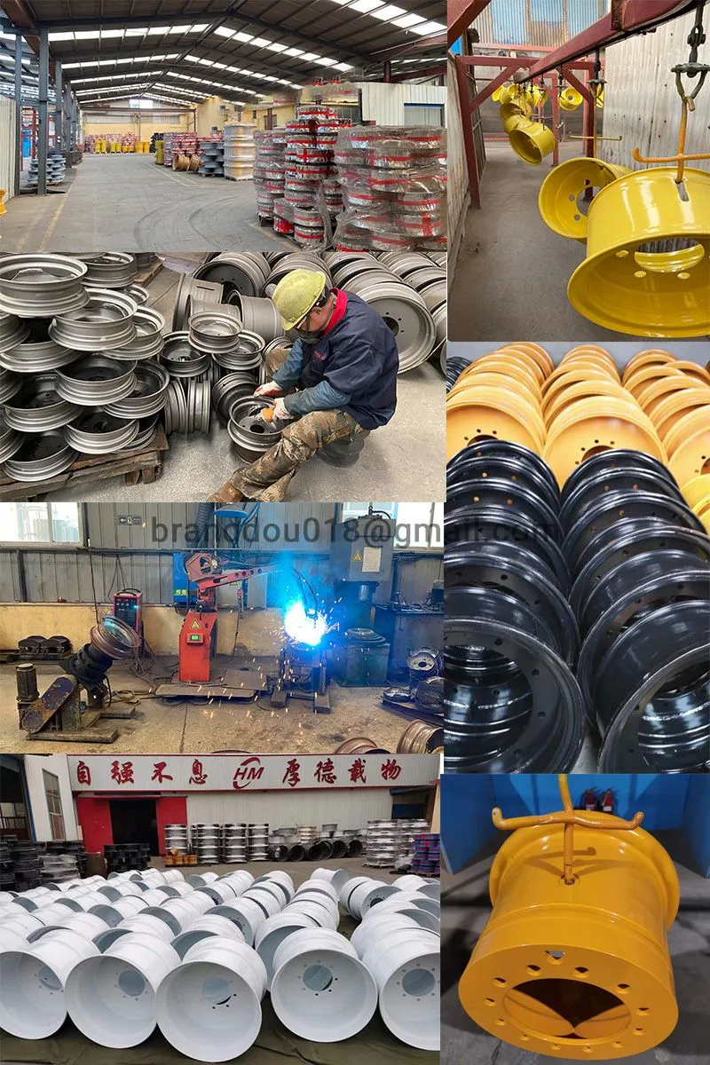 Wheel Rims Factory Factory custom engineering steel wheels rims 22.0/3.0-25 for 26.5-25 tyre