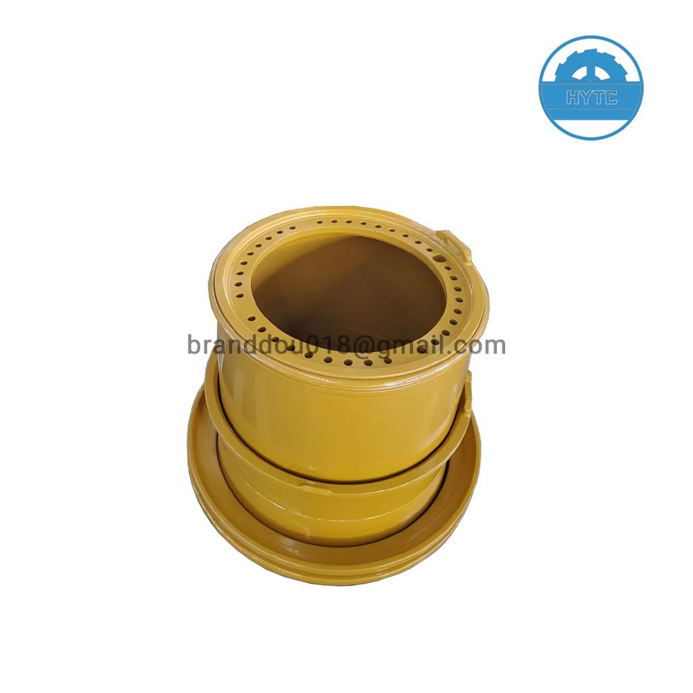 Loader Splt Rim 3PCS 5PCS Tubeless Wheeled Loader Motor Grader Excavator Steel Wheel ...