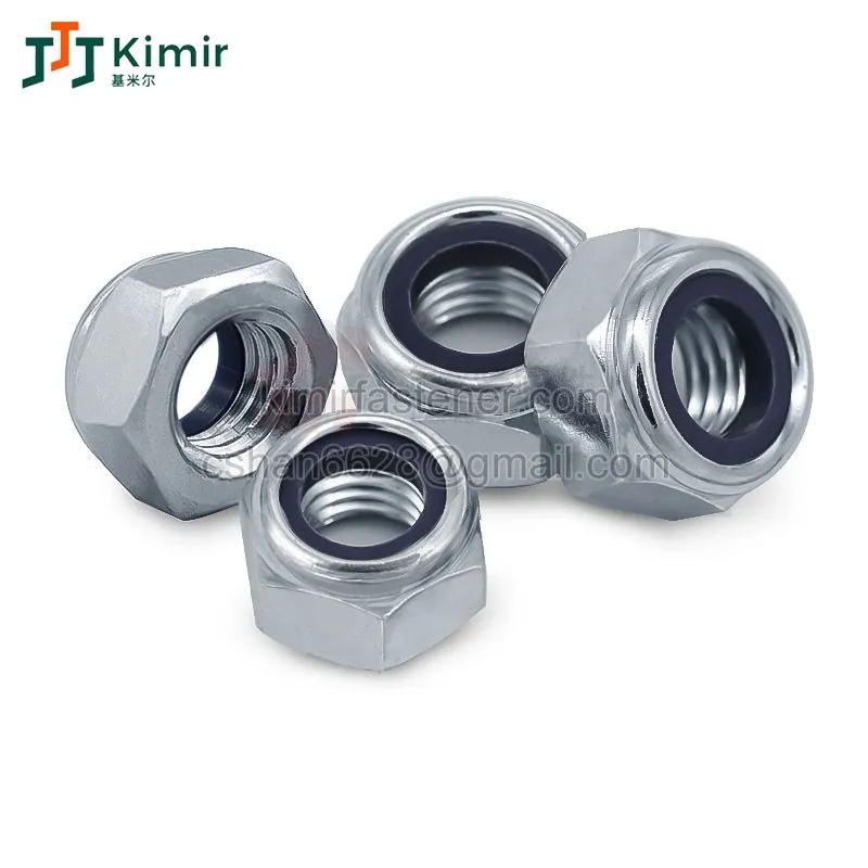Galvanized hexagon lock nut, locknut