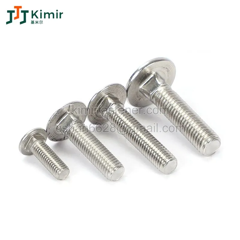 Stainless steel carriage bolt