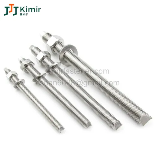 Stainless steel chemical anchor bolt
