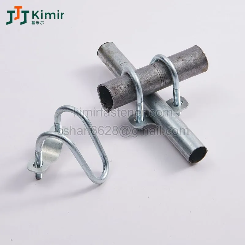 Cross pipe clamp, u bolt