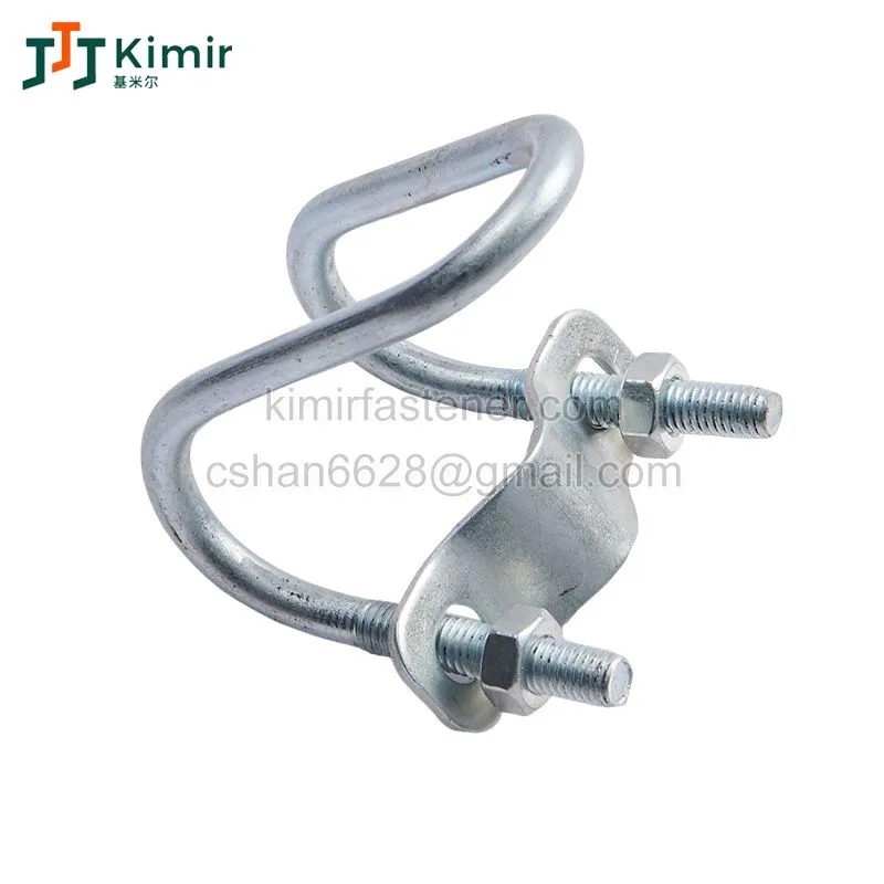 Cross pipe clamp, u bolt