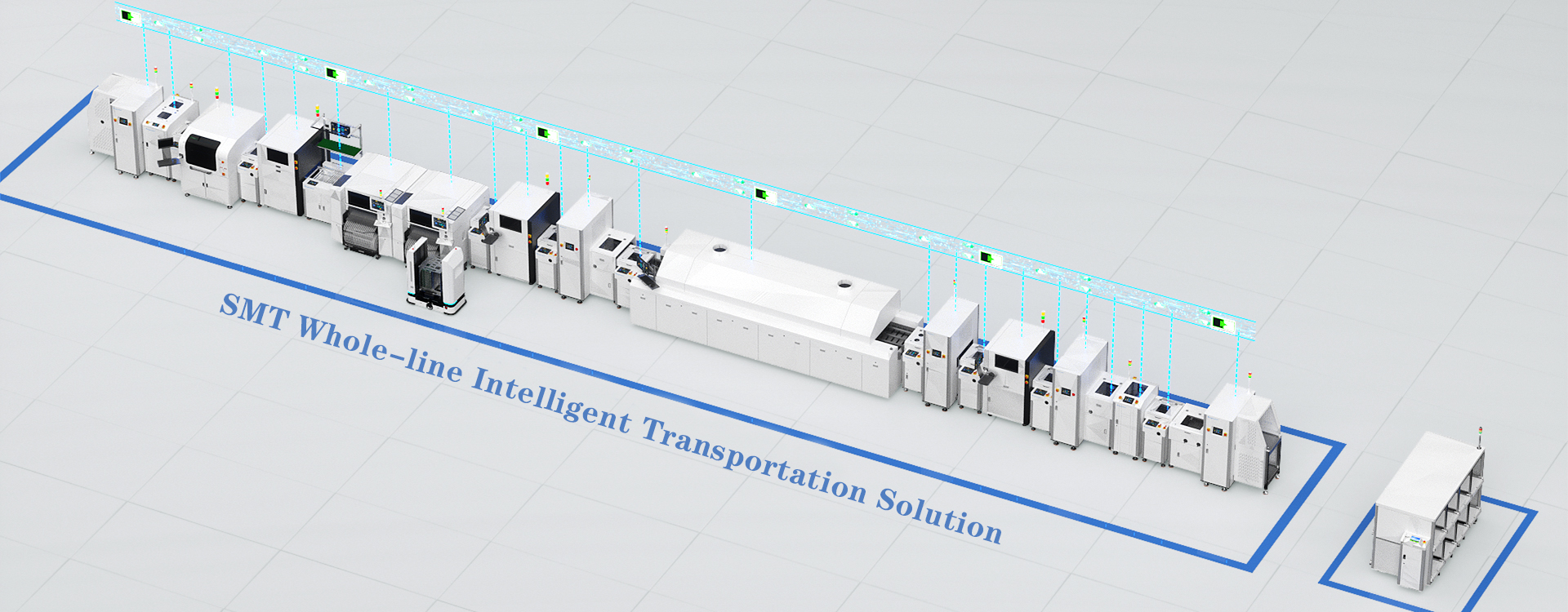 High-End Dual-Lane Smt Upscale Inspection Conveyor