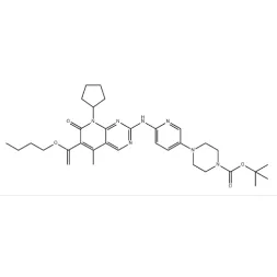 tert-Butyl 4-(6-((6-(1-butoxyvinyl)-8-cyclopentyl-5-methyl-7-oxo-7,8-dihydropyrido[2,3-d]pyrimidin-2-yl)amino)pyridin-3-yl)piperazine-1-carboxylate CAS: 866084-31-3