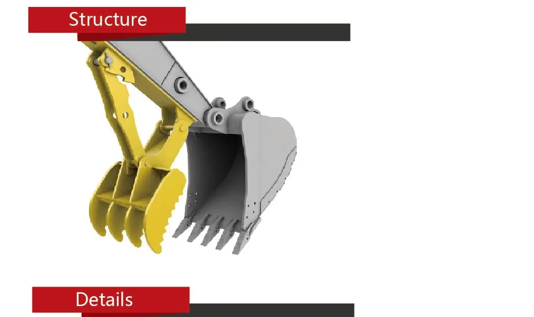 Mechanical Thumb for 5 Ton Excavator Mini Size Thumb