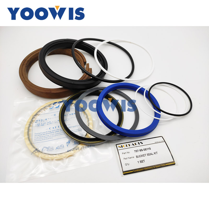 707-99-58110 Hydraulic Cylinder Bucket Seal Kit Excavator Komatsu PC300-5