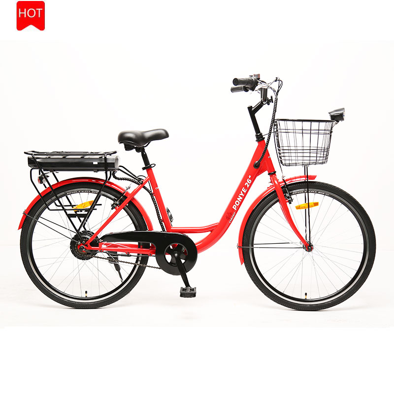 26 Inch Electric Hybrid Bike,7 Speed Electric Bicycle
