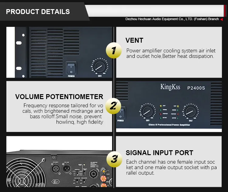 Professional Audio Power amplifier