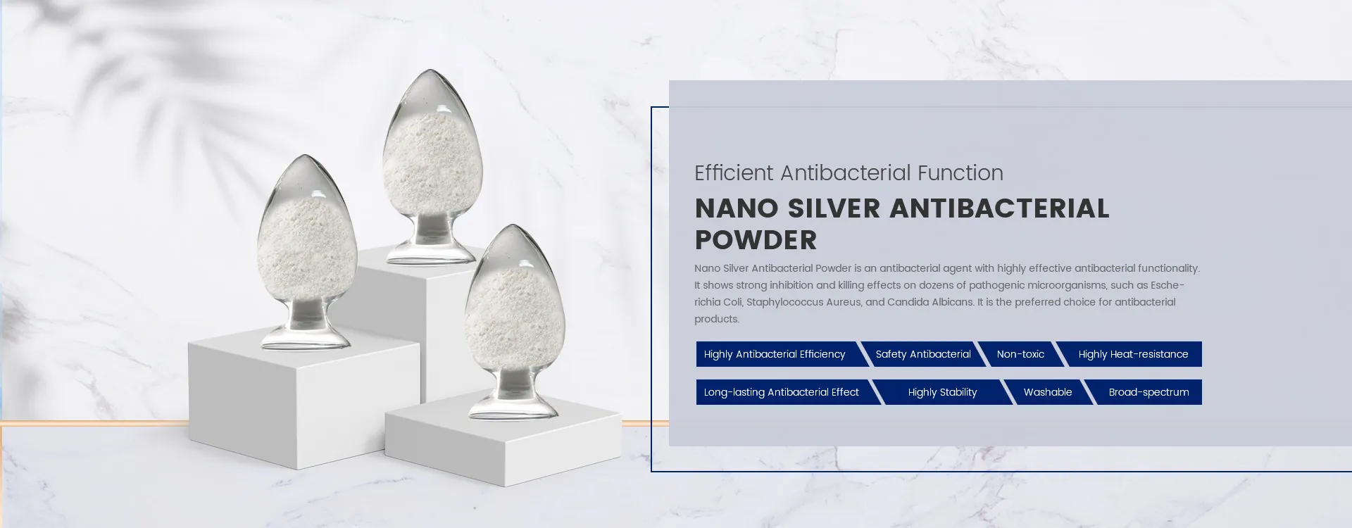 Efficient Antibacterial Function Nano Silver Antibacterial Powder